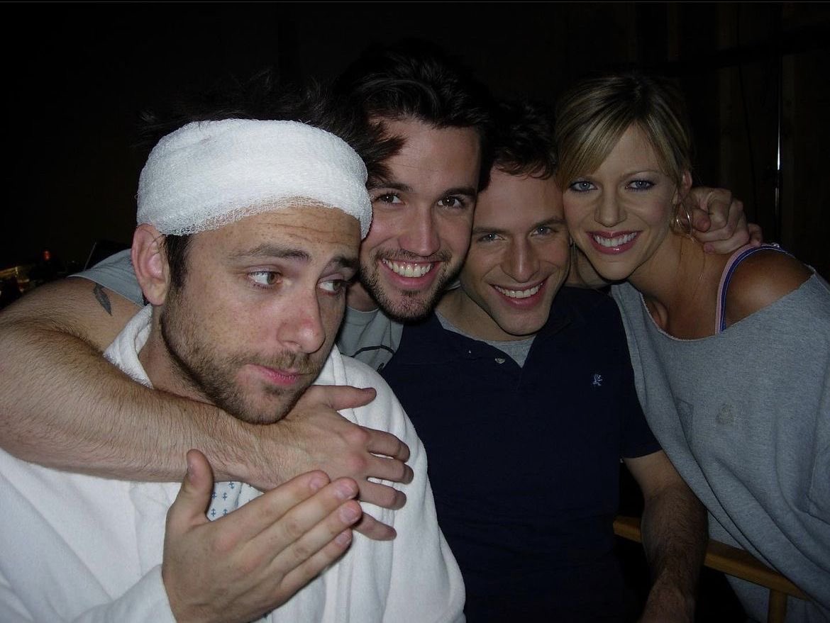 rcgsource's tweet photo. Charlie, Rob, Glenn and Kaitlin during the shooting of “Gun Fever” (2005). https://t.co/9wW4kTNpwt