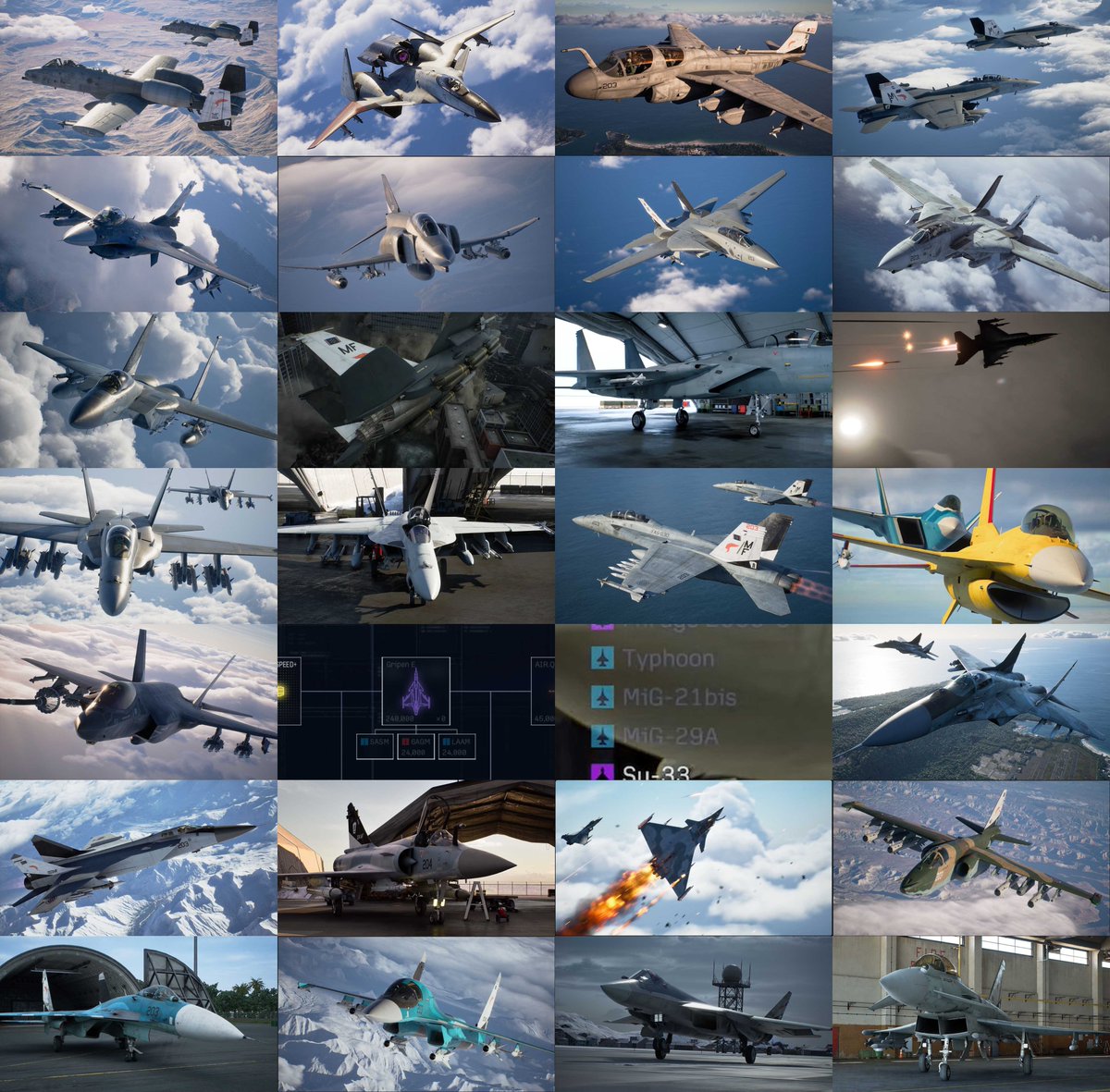 quentinlau's tweet photo. 今まで英語Wikiコミュニティにより確認されましたプレイアブル機体はこちらです（詳細はALTと引用ツイートにて）

Here are the playable aircraft confirmed by the English wiki community so far (more details via ALT text and quoted tweet)

#ACE8 #ACECOMBAT8 #WingsOfTheve https://t.co/5vnRU3NAfn