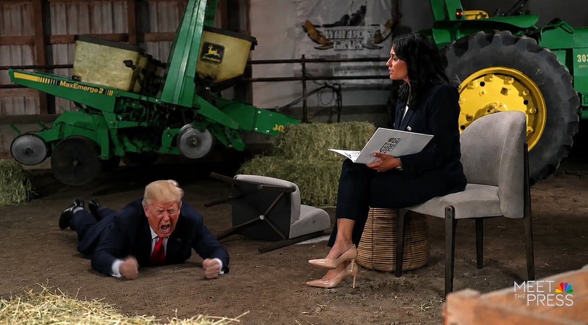 stilldemocrat's tweet photo. Guess who had a meltdown and stormed out of an interview for NBC's "Meet The Press"? https://t.co/iO3XnoQpj1
