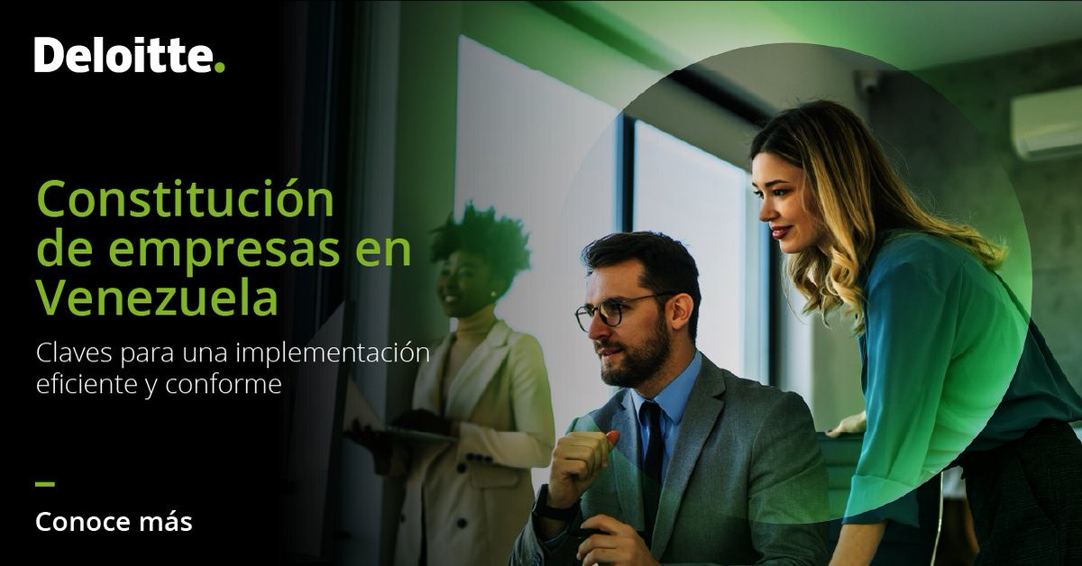 DeloitteVe's tweet photo. 🟢 Dar el paso hacia la formalización empresarial en Venezuela exige más que intención: requiere una visión clara del entorno y de cada requisito involucrado.

📌 Accede a nuestra guía y conoce los elementos clave para establecer operaciones con confianza: https://t.co/9FFxsfXlOq https://t.co/g4BM3vynTV