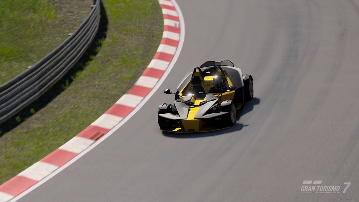 skymac_org's tweet photo. Nous clôturons le weekend avec une expérimentation, toujours sur le #Nurburgring #Nordschleife. Cette fois, c'est au volant de la X-Bow R '12 que nous avons complété les 2 tours de l'épreuve WTC600. Réglages et réalisation : https://t.co/RYzZGsRkrQ
#GT7 #GranTurismo7 https://t.co/FpqpAkFMn6