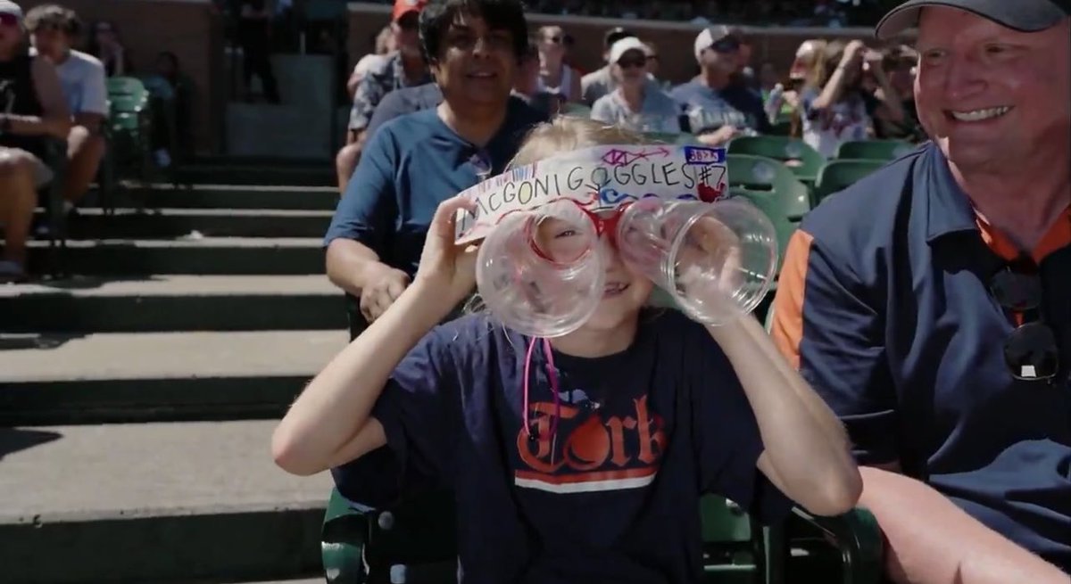 loganreever's tweet photo. This is what makes sports so great. Of all days - for her to bring these to the ballpark today, the rookie then hits a walk-off to complete a 3-run comeback.

A memory she’ll carry with her all her life. The power of this game. #DNMW https://t.co/YfCfCXg7Wy