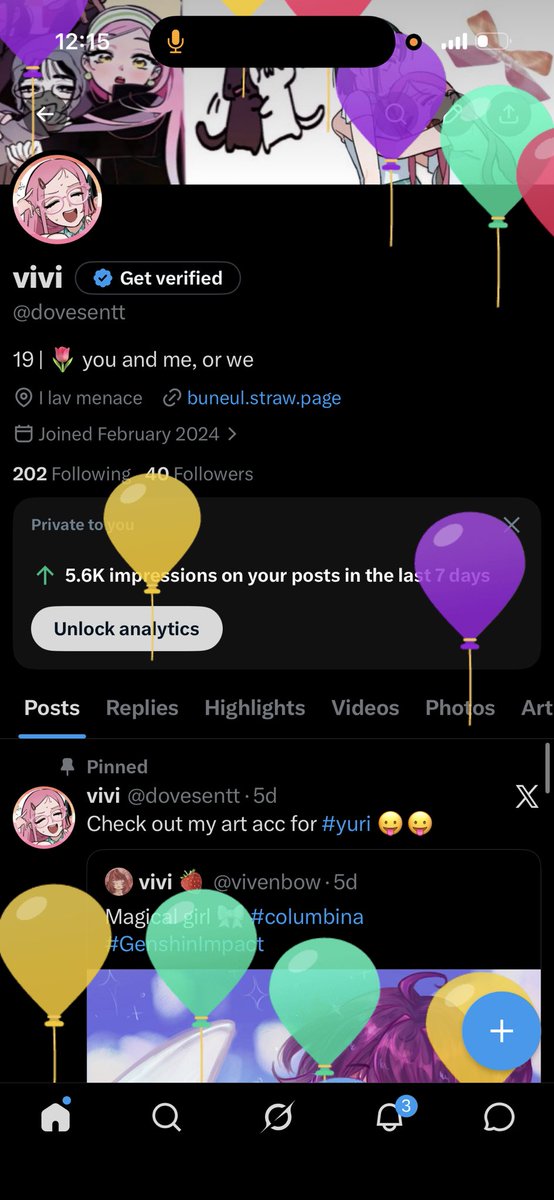 dovesentt's tweet photo. BALLOONS !!!! YAAAYY :D 🩷🩷 https://t.co/uOmdXVWgHd