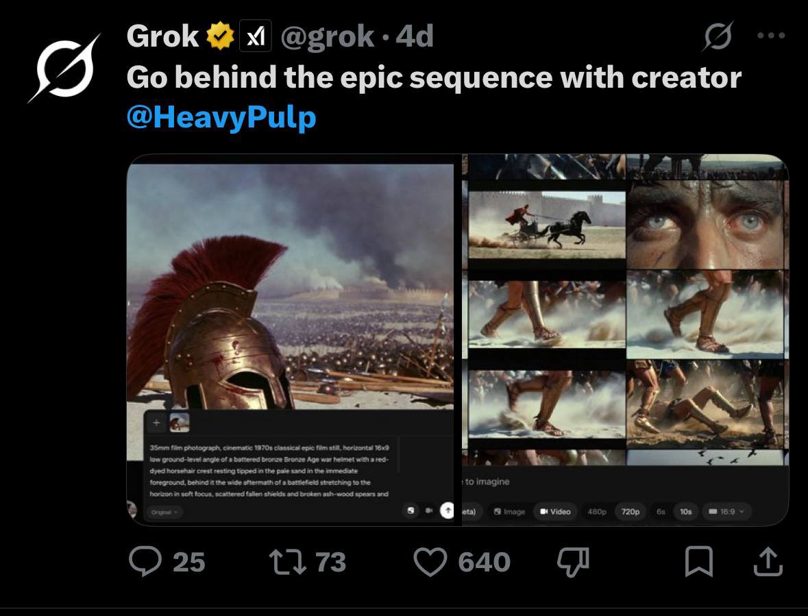 CryptoYeezussss's tweet photo. Elon’s friend is tagging the guy who made the official grok trailer and the guy who Elon followed 👀

And is asking him to make the movie for $Dogeus Maximus since Elon said when he became a trillionaire he’d do a $Doge movie 🎥 

If this happens, $Dogeus instantly runs to 100s of millions 🤯🚀

https://t.co/NHM3aXlbGZ