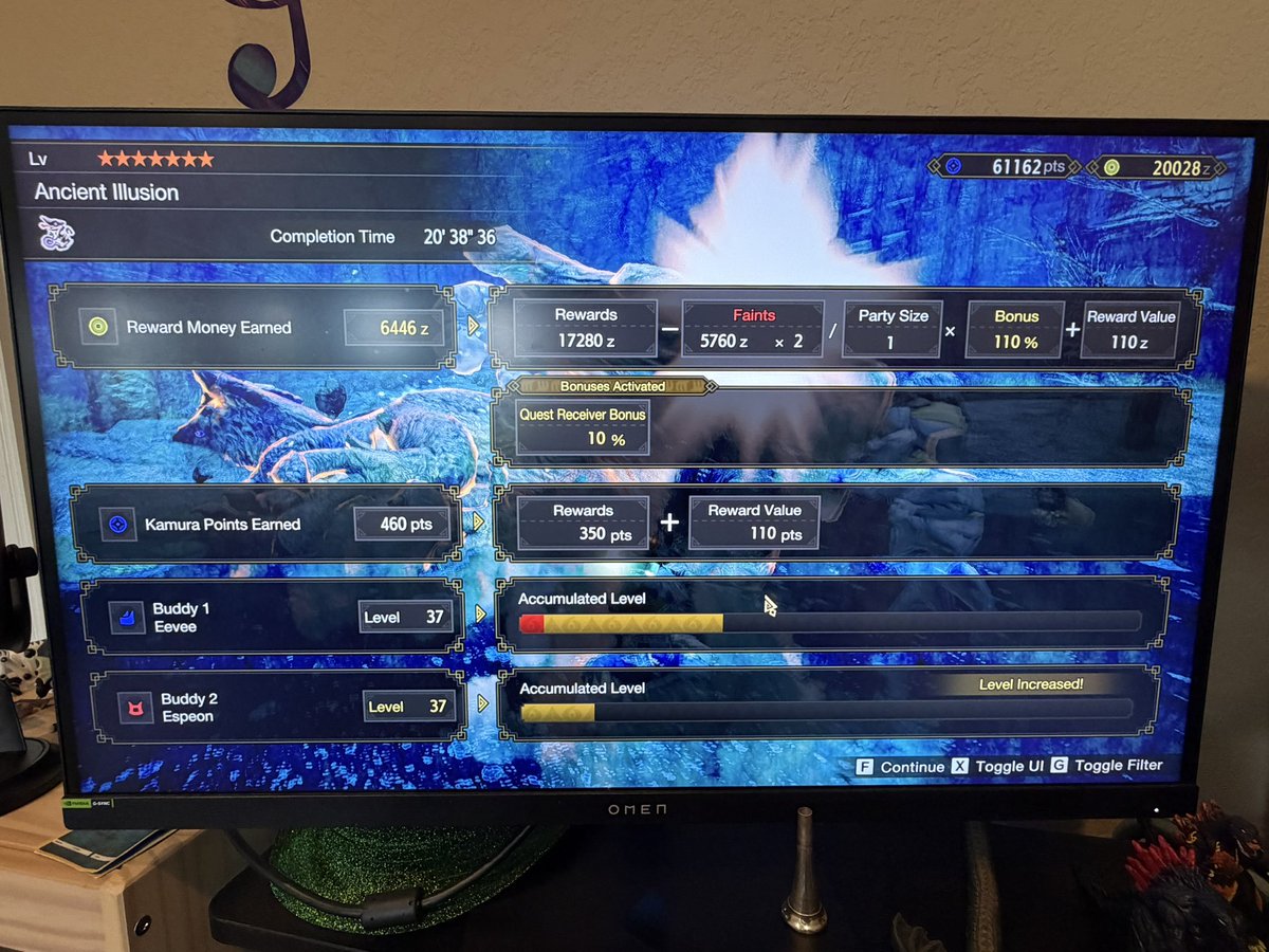 Genesisnostorm's tweet photo. Oh yeah I beat that eventually
But here’s Chameleos. This was my first elder dragon fight with Switch Axe, as I’m going to use it in Sunbreak. Genuinely a lot of fun, both weapon and monster, and so being able to beat Chameleos even after like 12 tries I had a lot of fun 
Is peak https://t.co/QH9GrAZmHQ