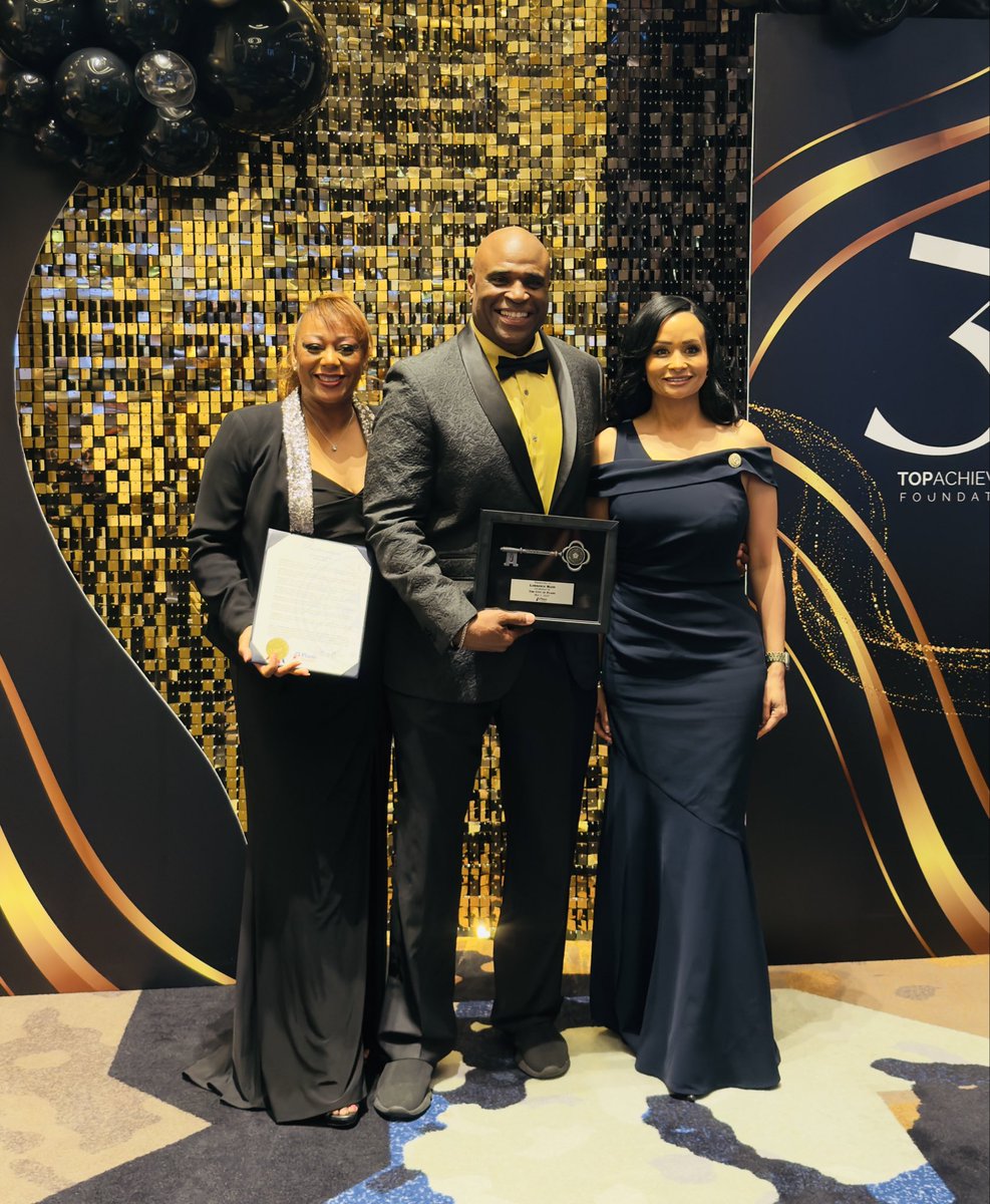 KatrinaPierson's tweet photo. Congratulations to my uncle, Lawrence Mann, on being presented with a Key to the City of Plano by Mayor John Muns during an unforgettable evening celebrating 30 years of service by the Top Achievers Foundation.

Thank you for your vision, leadership, and unwavering commitment to investing in the next generation. Since founding Top Achievers in 1996, Lawrence has helped inspire, mentor, and empower countless young people to pursue lives of achievement and purpose.  

Thirty years of impact is an extraordinary milestone. Congratulations on this well-deserved recognition and remarkable legacy.

Learn more about  Top Achievers Foundation⁠￼: https://t.co/pkGTGrPf05