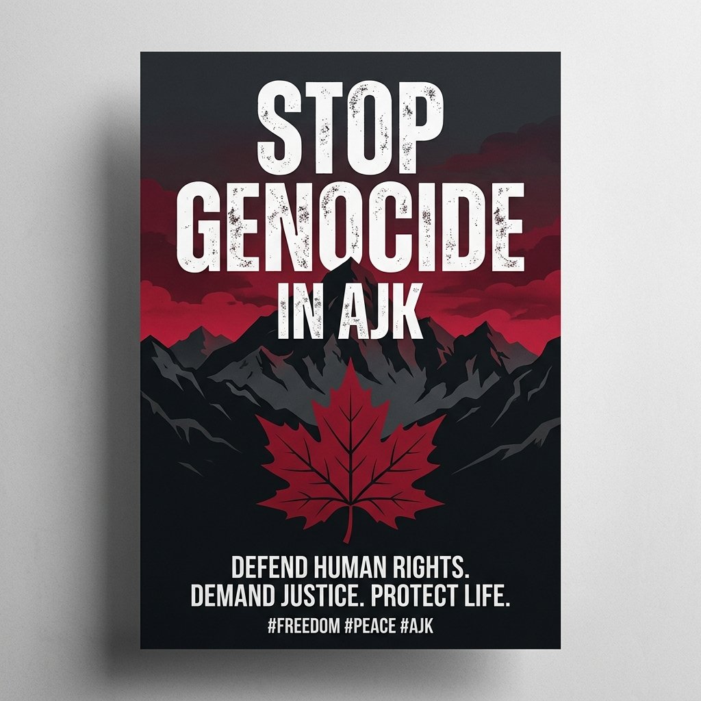 J28ATT's tweet photo. Stop #Genocide in #Kashmir 
#RightsMovementAJK
#AJKUnderFascism @YvetteCooperMP
@AdnanHussainMP @Imran_HussainMP
@NazShahBfd @BBCBreaking 
@SkyNews https://t.co/Zh0YiNne0O