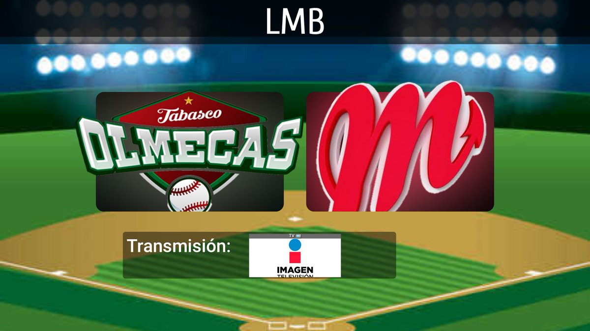 TVDELDEPOR1's tweet photo. LMB 
Olmecas 🆚 Diablos 
14:00 HRS 
📺 @ImagenTVMex

🎤 @Alfonsolanzagor
🎤 @elcampa21
🎤 @hecligo

#LaCasaDelBeisbol | #TABvsMEX https://t.co/DRLwZEggDx