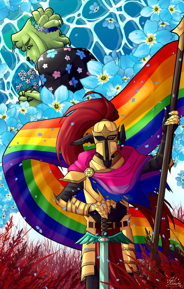 cel_knacks's tweet photo. Happy Pride 

#sfawtde #dawtde #sfawtdefanart #dawtdefanart #averythemayo #d3rlord3 #derlord #slimeknight #pridemonth https://t.co/arPcRmA8PT