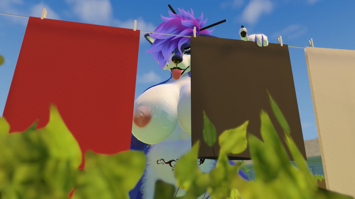 ScottydragonAD's tweet photo. Your neighbour catches you peeking at her while she is hanging her washing out  what do you do??
" my my what do we have here" https://t.co/wsHpAUqCgY