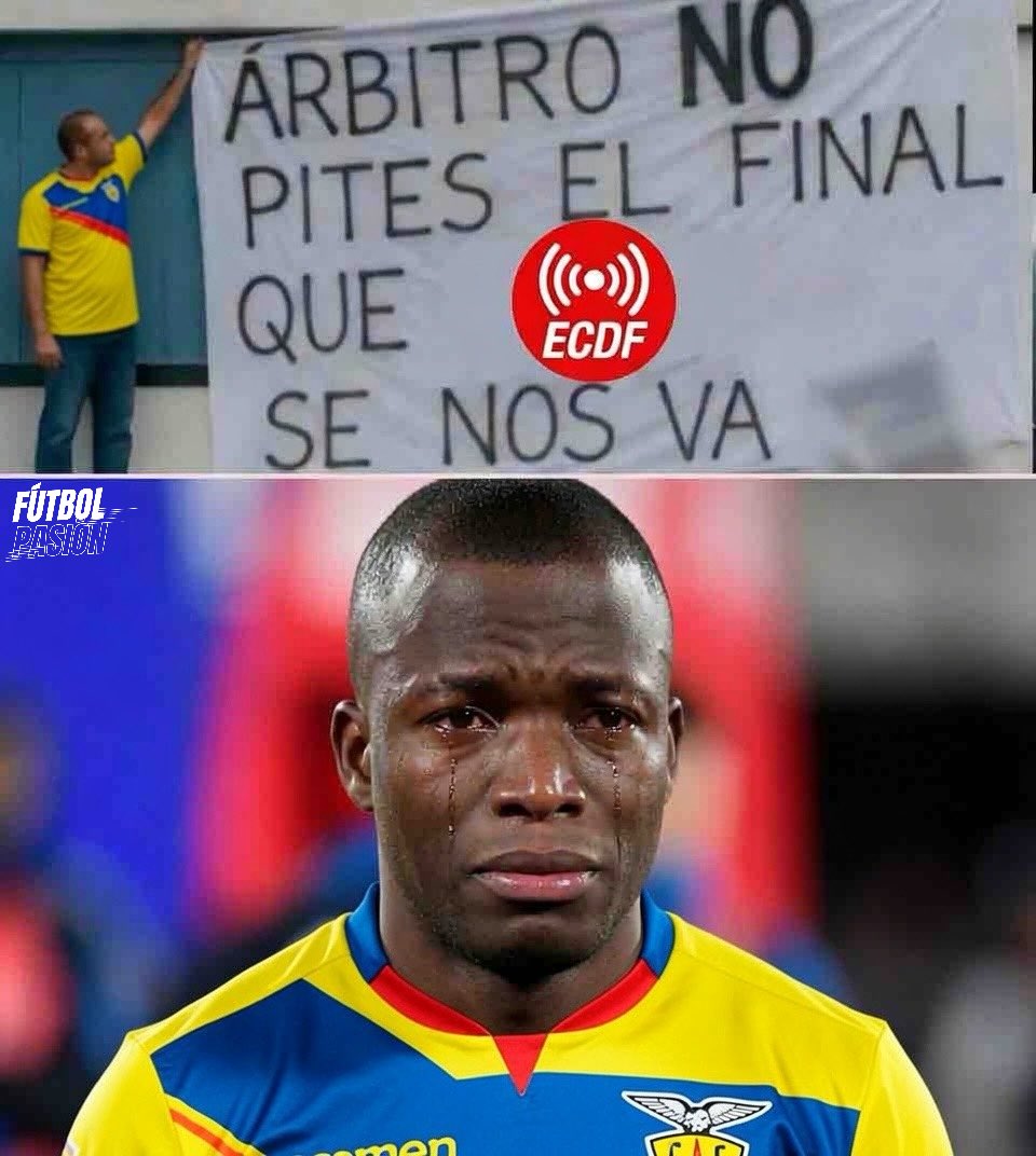 FutbolPasionWeb's tweet photo. Hoy es el último partido de Ecuador transmitido por El Canal del Fútbol. 

Gracias por las imágenes pixeleadas, el “se lleva el pito a la boca”, “juegue niño juegue”, “six seven” y las miles de publicidades. https://t.co/zJkZzBl3Qe