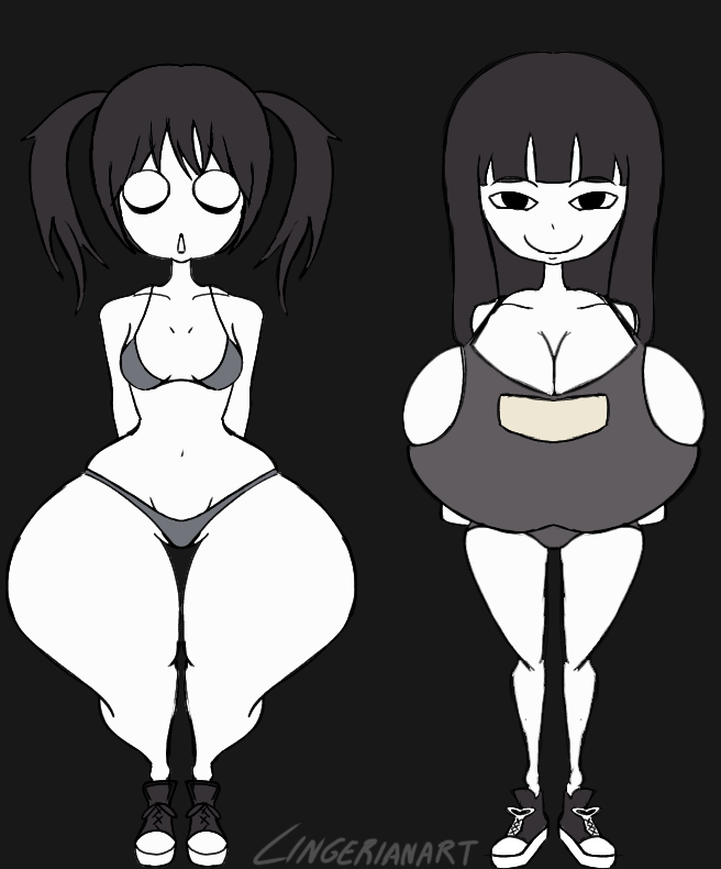lingerinart's tweet photo. Monoko and Monoe swimsuit https://t.co/BhmkFN7lOV