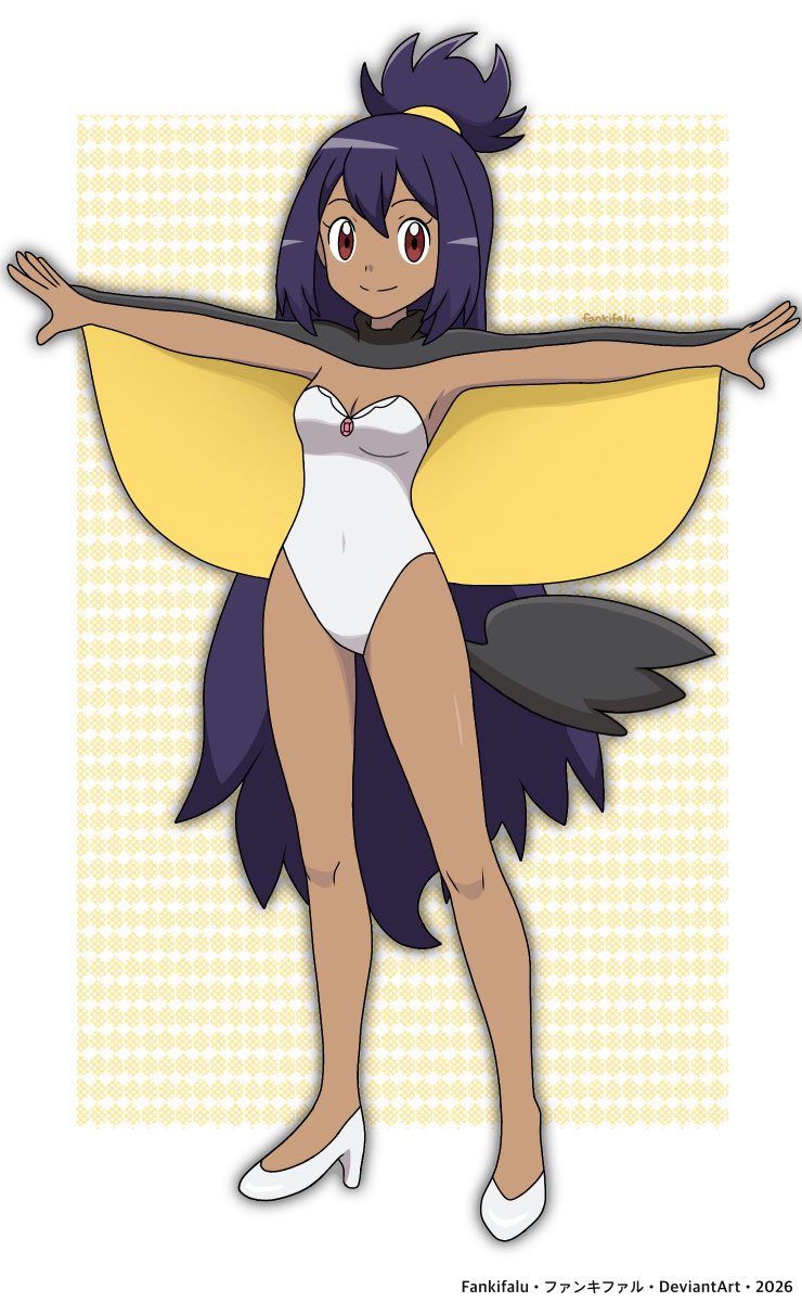 Fankifalu's tweet photo. Iris won’t disappoint us as she dresses up in Emolga outfit !!💛 https://t.co/cy7aPzyKn4
