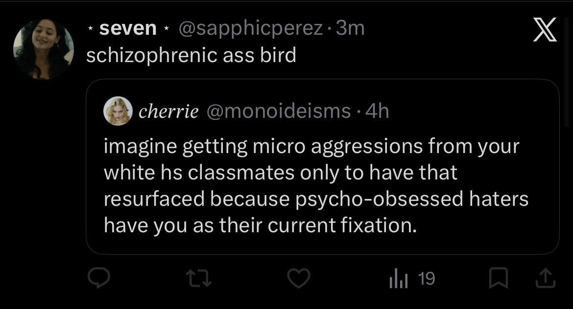 monoideisms's tweet photo. stan twt really be filled with losers, how you blocked me already within three minutes lol @sapphicperez https://t.co/pcv53jeDHt