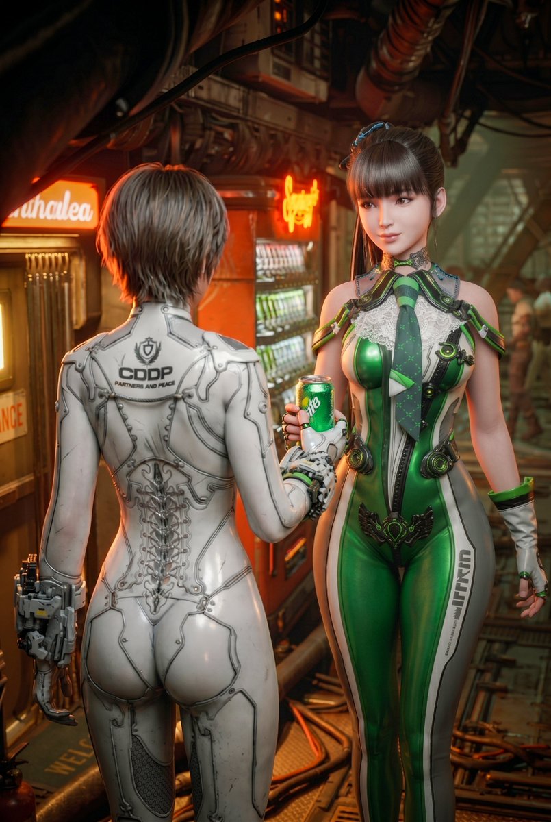 timediffer24's tweet photo. My fantasy. 💚🤍

#StellarBladeBLOODRAIN #StellarBlade https://t.co/UCpL0Dc8s3