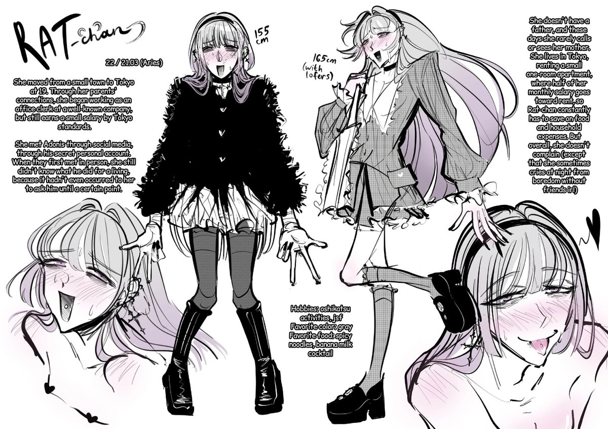 your_paroniria's tweet photo. Rat-chan and Ado-chan in their yumeship au https://t.co/1ppiyAJ5N3