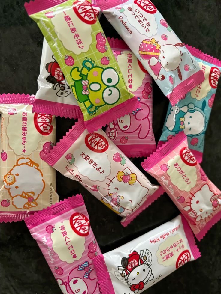 sanriodaily's tweet photo. sanrio kitkats 💫 https://t.co/DoRoz0FR9K