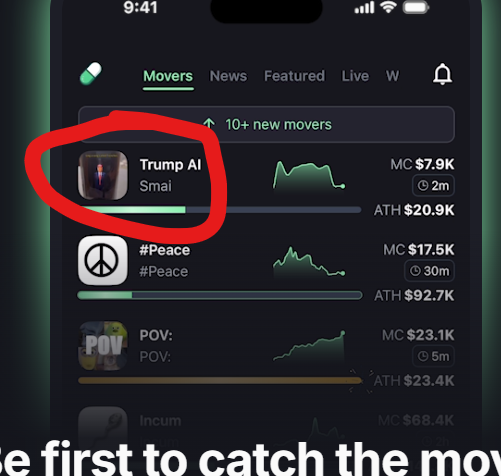 Reputabledev's tweet photo. THEY JUST UPDATED THEIR WEB LINKED IT HAS A COIN CALLED 'Trump AI' ($Smai)

WTF is this not insane??

https://t.co/EaCwzvIjoF https://t.co/sJDVqZUq8I