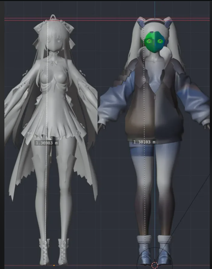 ShadoNoName's tweet photo. @taacow_ @VegeleErik @baddiefrompr Rebecca and Lucy looks about the same age to me. Carlotta could probably pass off as the same age too since they are the same height. same goes for Carthethyia
funnily enough, if we take the stats by the players as real, Carlotta is 143cm and Lucy is 152cm.
*calculated in blender https://t.co/g5Gu9BIfP4