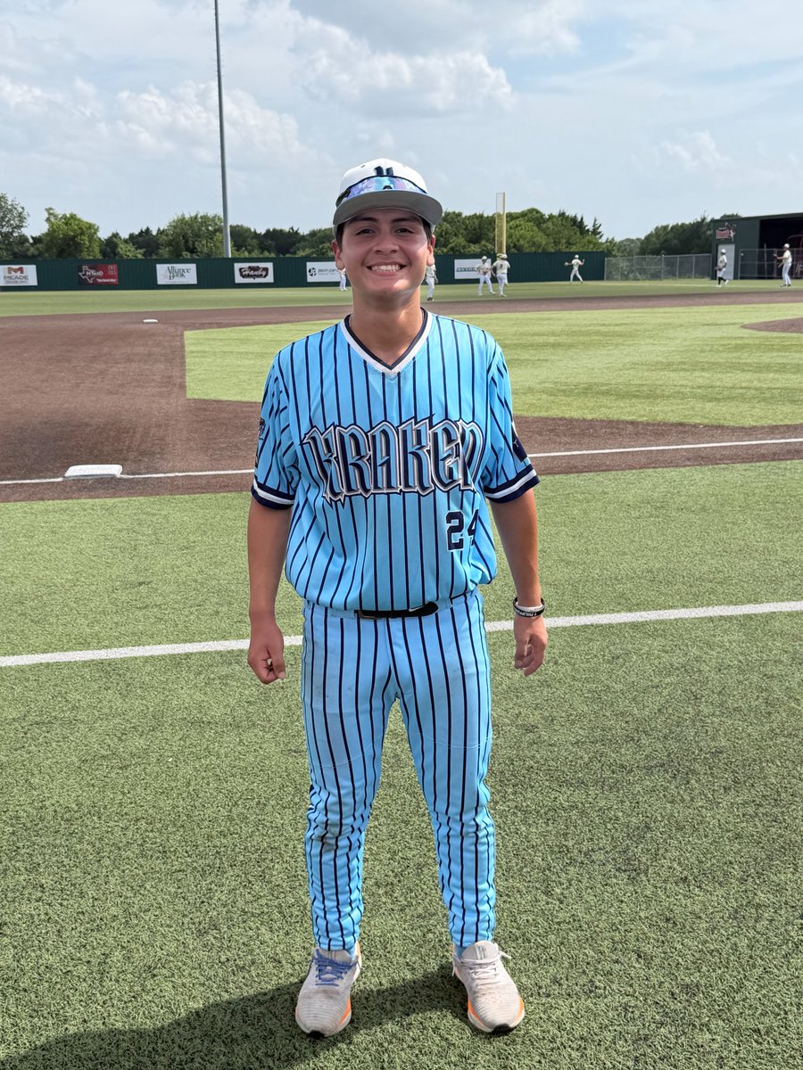 FiveToolTexas's tweet photo. F: @texas_kraken Maldonado 6, Texas Travelers Griffin 4
PoG: Emiliano Ybarra 2-4, 2 1B, 2 RBI https://t.co/Mu5jaZF004