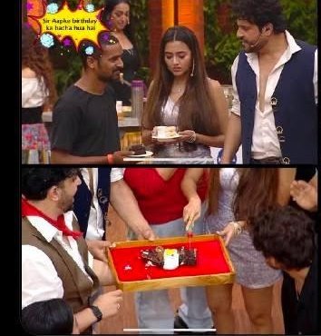Arunima16216183's tweet photo. I thought the celebration would happen later, but it never did. Not celebrating Teja's birthday properly was disappointing and disrespectful. She deserved better after contributing so much to the show. Shame on @ColorsTV 
#TejasswiPrakash #LaughterChefs #TejRan https://t.co/WC0QesDFxa