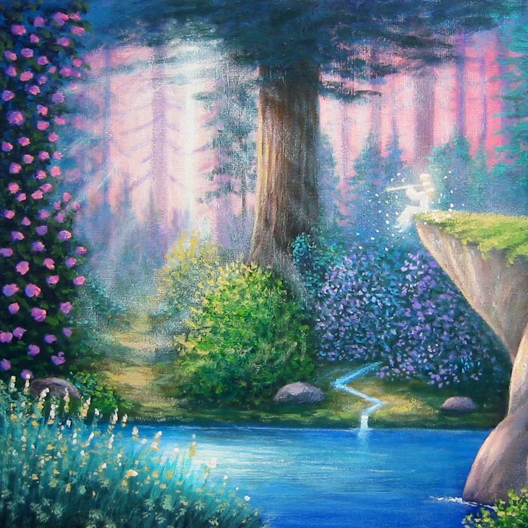 BluebellRaven's tweet photo. In mythology and folklore, dryads share a magical connection with music. As spirits of the trees, their voices are in tune with the natural harmony of the forest. 

In ancient Greek legends, they danced and sang alongside Apollo and Pan, and in modern fiction, dryads speak Sylvan, a inherently melodic language. 

They use enchanting songs as powerful magic to charm wanderers, heal wounded groves or lull intruders into a deep sleep.

🎨“Song of the Dryads” by Benny HV Andersson