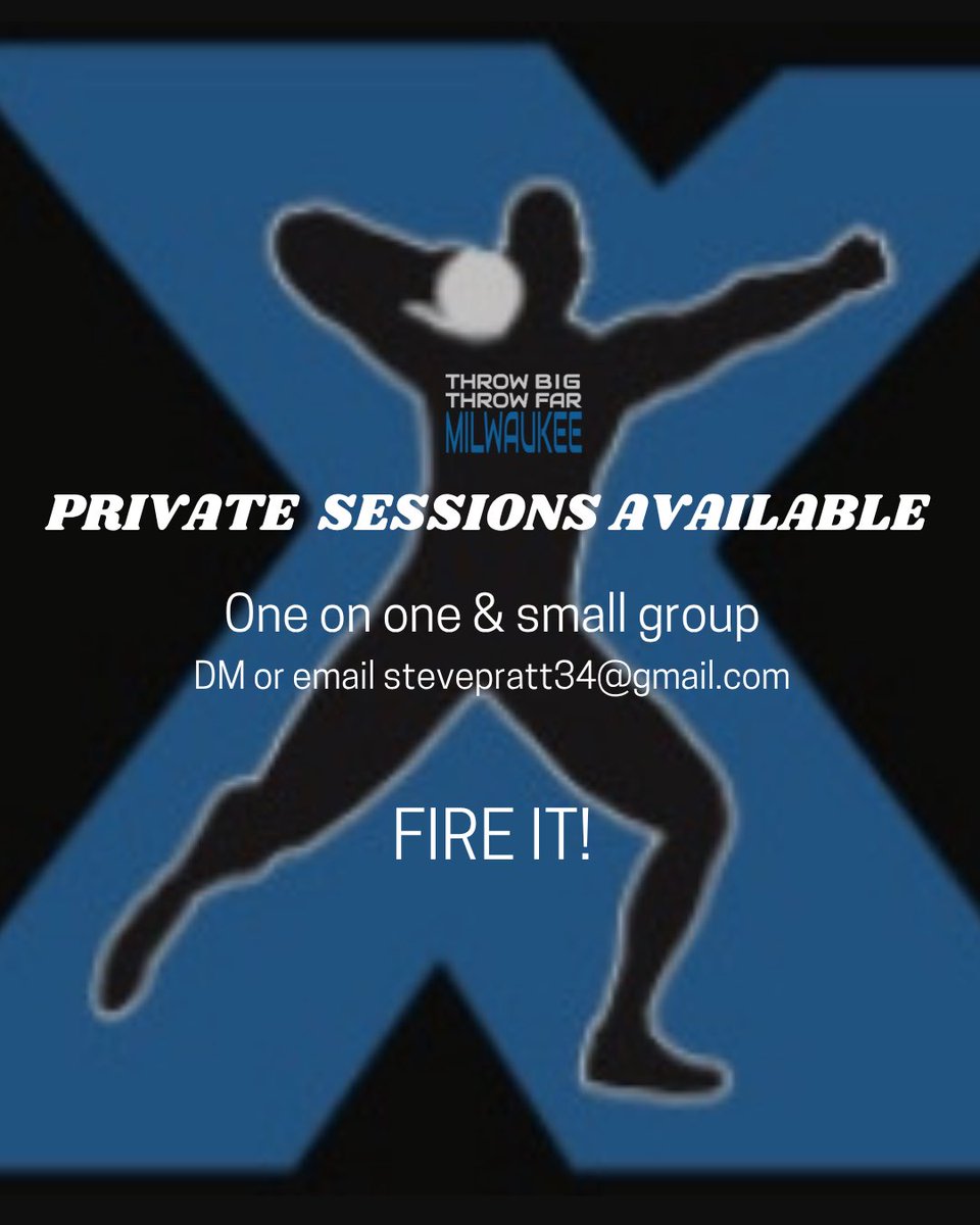 TBTFMilwaukee's tweet photo. We are EXCITED to announce the addition of 1 on 1 &amp; small group sessions for athletes looking to take their Shot Put &amp; Discus throws to the next level! 

Sessions are available for middle school, high school, and college throwers looking to advance their technique in the ring. https://t.co/mAPfUDo2cZ