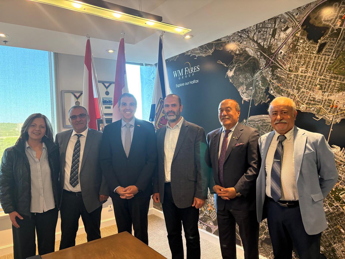 CanadaColco's tweet photo. إلتقى وفد من هيئة هاليفاكس في التيار الوطني الحر برئاسة منسق الهيئة السيد بسام مخلوف سعادة سفير لبنان في كندا الاستاذ بشير طوق خلال زيارته القنصلية اللبنانية في هاليفاكس وبحضور قنصل لبنان في هاليفاكس السيد وديع فارس وتداول الوفد مع سعادة السفير شؤون الجالية اللبنانية في هاليفاكس https://t.co/3y5cMVWToD