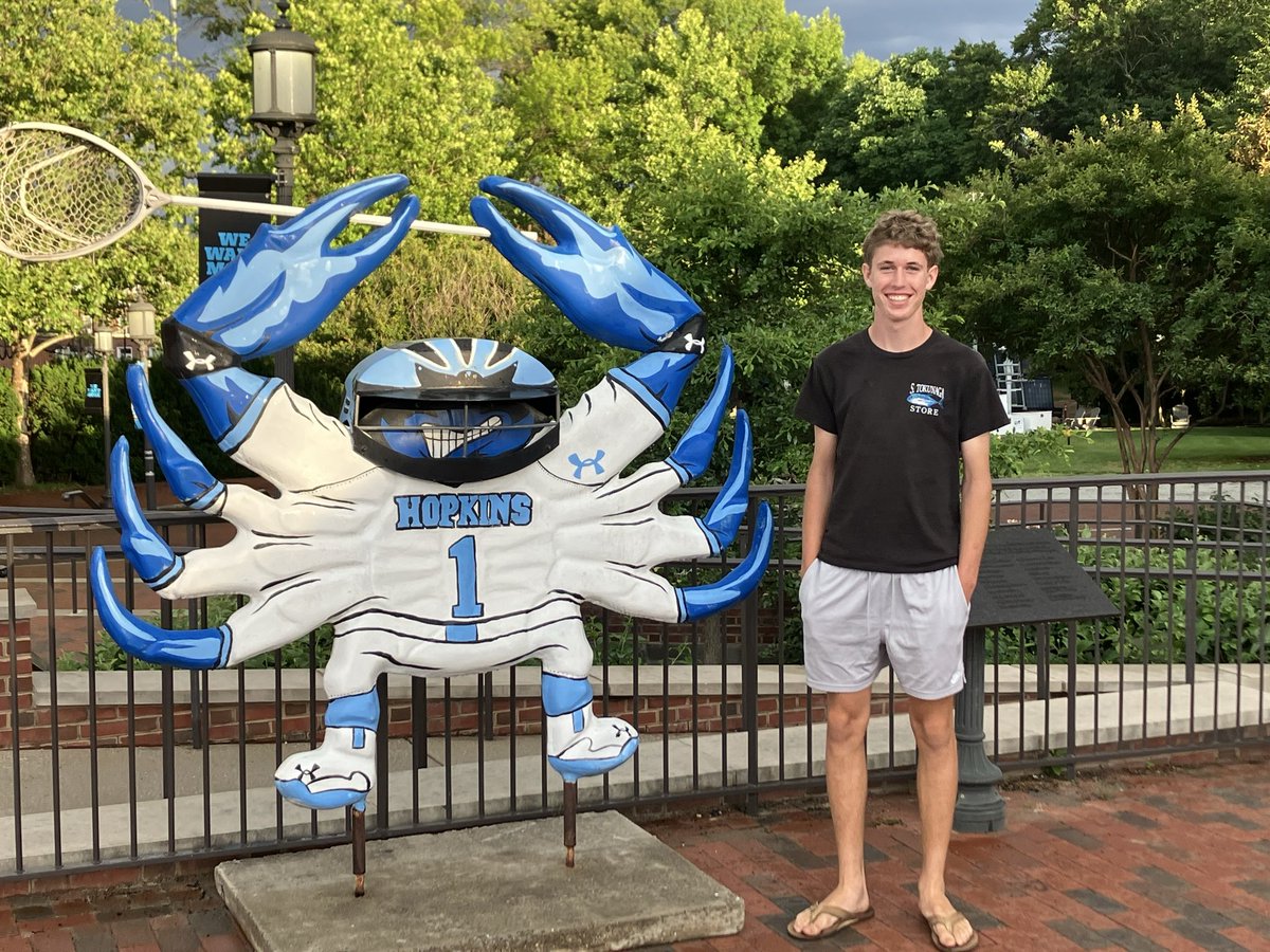 PaulPgilbert's tweet photo. Bo Holdsworth at the Johns Hopkins prospect day.  Stick ‘em Bo! https://t.co/XmK3WvHmtu