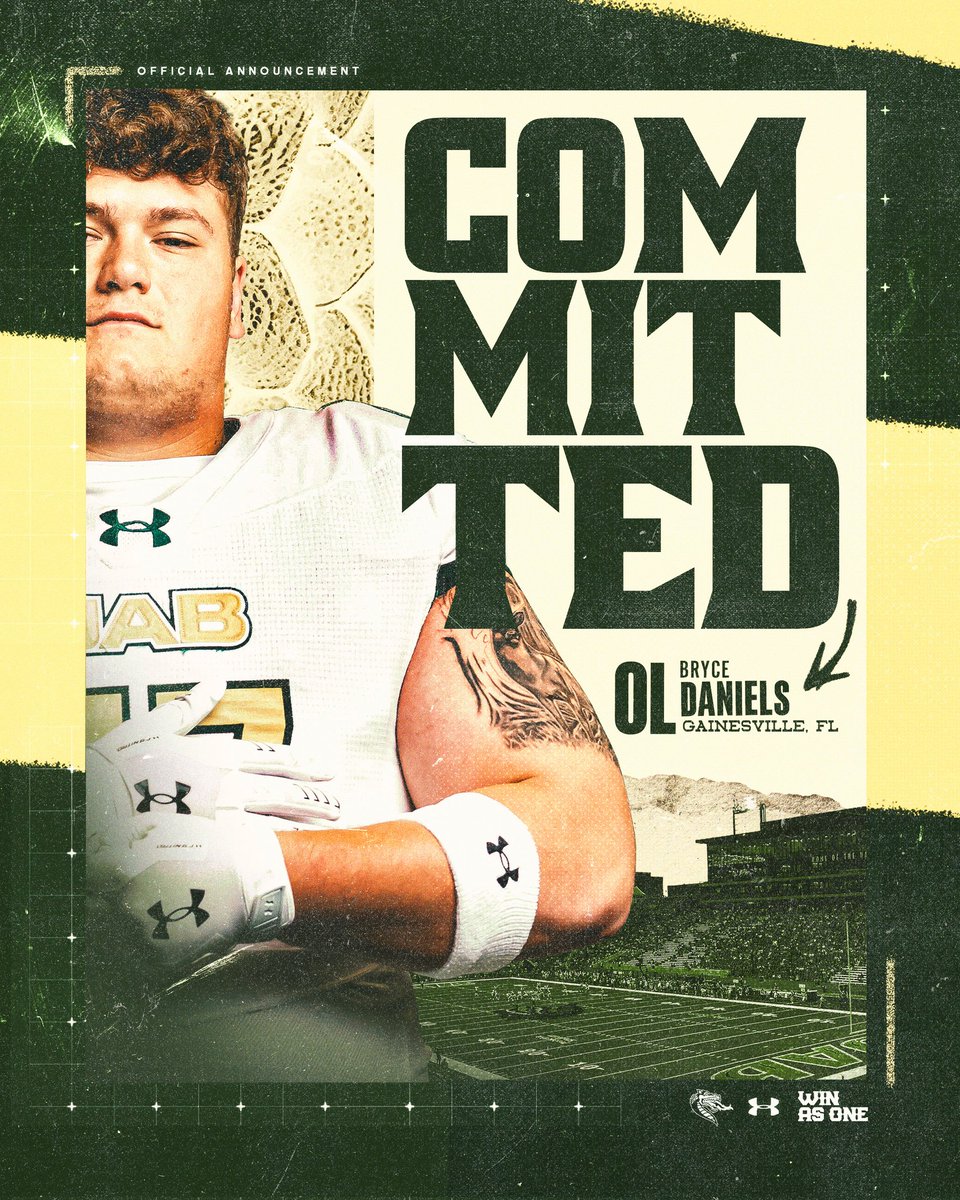 BryceDaniels_OL's tweet photo. I'M HOME!!! 100% COMMITTED!!🐉🐉
#goblazers @UAB_FB @Alex_Mortensen_ @CoachGSteele @CoachMMcCants @lino_lupinetti @Strengthzilla @CoachD_Mitch @coachjhenn @BuchholzFB @RPOrecruits @Coachcliff904 @DanLaForestFB @BenGChase @adamgorney @Andy_Villamarzo @GregDaniels_OL @TheUCReport https://t.co/ubFnvw73Cd