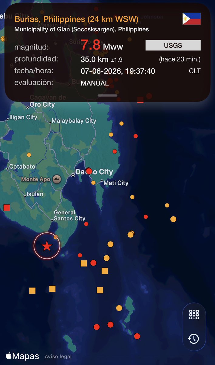 poliactivo's tweet photo. fuerte sismo en Filipinas…!!! #terremoto https://t.co/v41TDxkdMj
