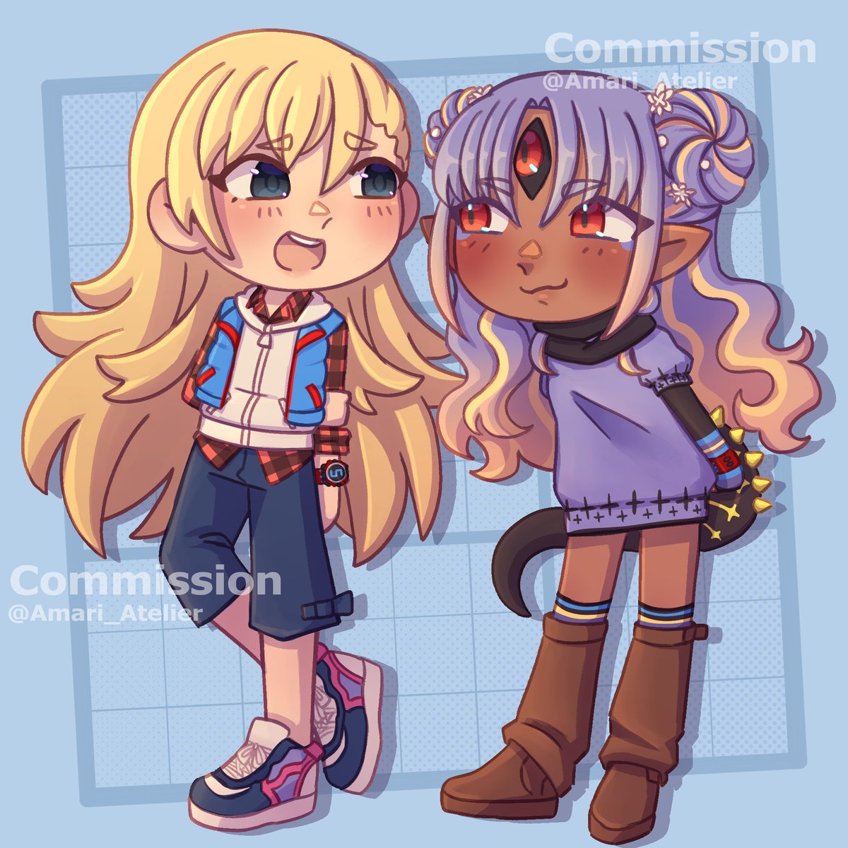 Amari_Atelier's tweet photo. Commission for @lizardyuri !!

HinaKemi x Junepei!! https://t.co/vlsAq2AJTj