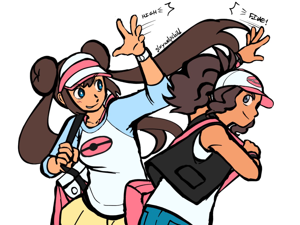 glorywelpchild's tweet photo. its time!! im finally moving onto pokemon black 2 white 2!! HIGH FIVE!! ITS ROSA'S TIME TO SHINE https://t.co/SnKPD9t4l7