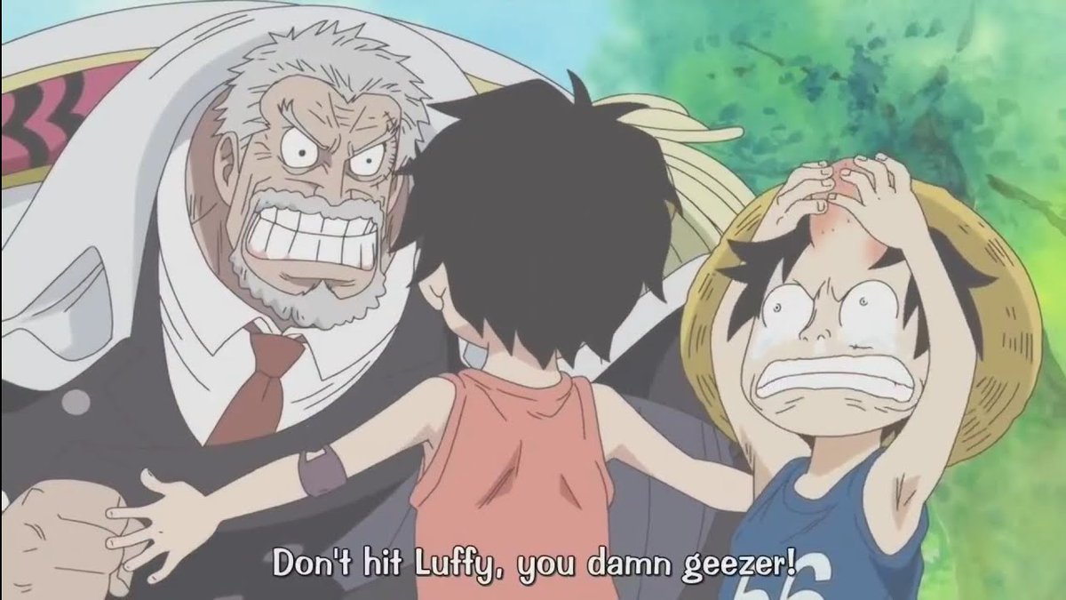 Simpin4Robin's tweet photo. Luffy learned from garp himself https://t.co/VStqzmAZCe