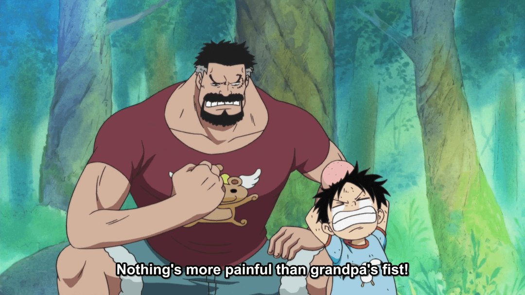 Simpin4Robin's tweet photo. Luffy learned from garp himself https://t.co/VStqzmAZCe