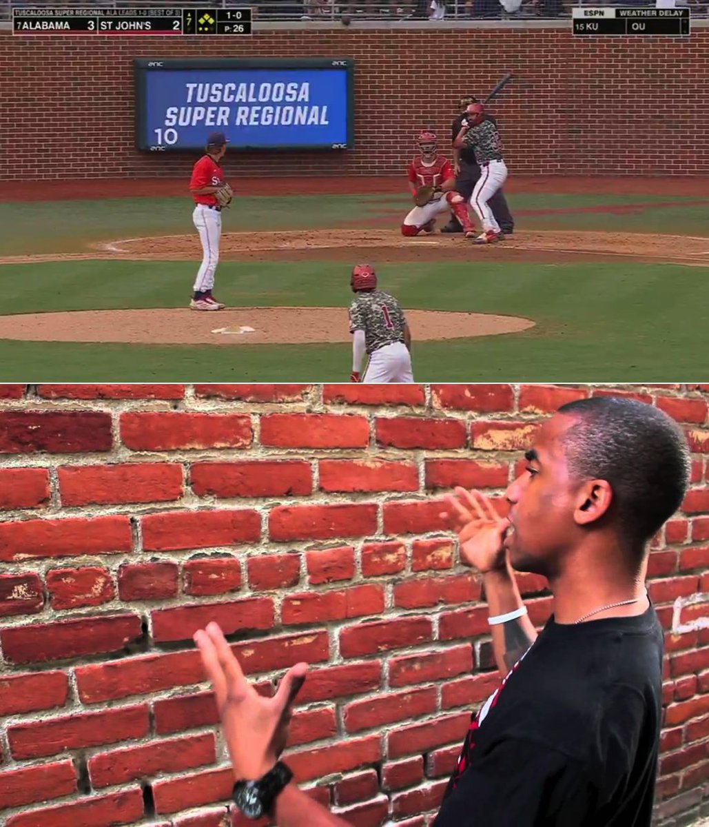 CSOonX's tweet photo. Watching an Alabama baseball game on TV: https://t.co/JwdgIaxeOq