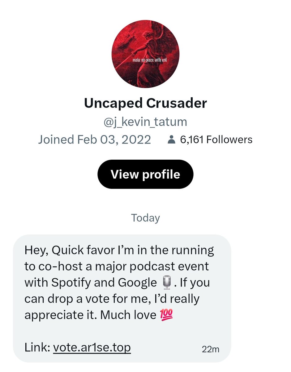 BlessedMom_7's tweet photo. 🚨🚨🚨 HACKED🚨🚨🚨
718 mutual followers! 

Don't click on link in DMs! @j_kevin_tatum https://t.co/NbFlvBeF2m