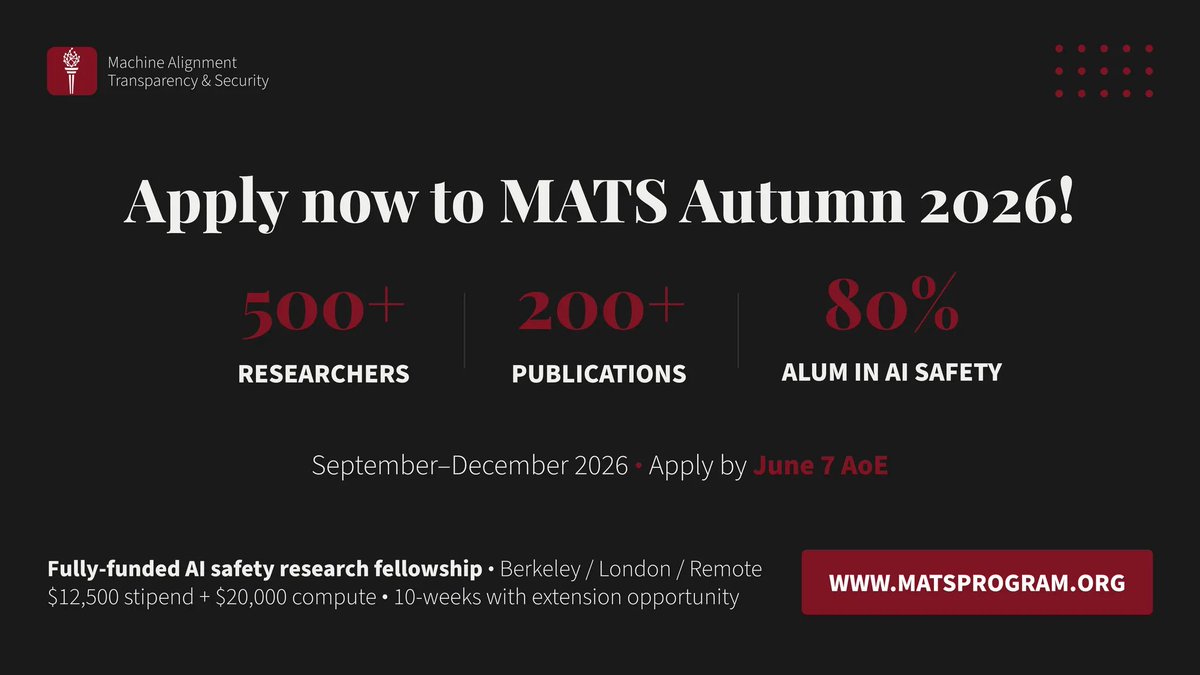 MATS Research tweet media