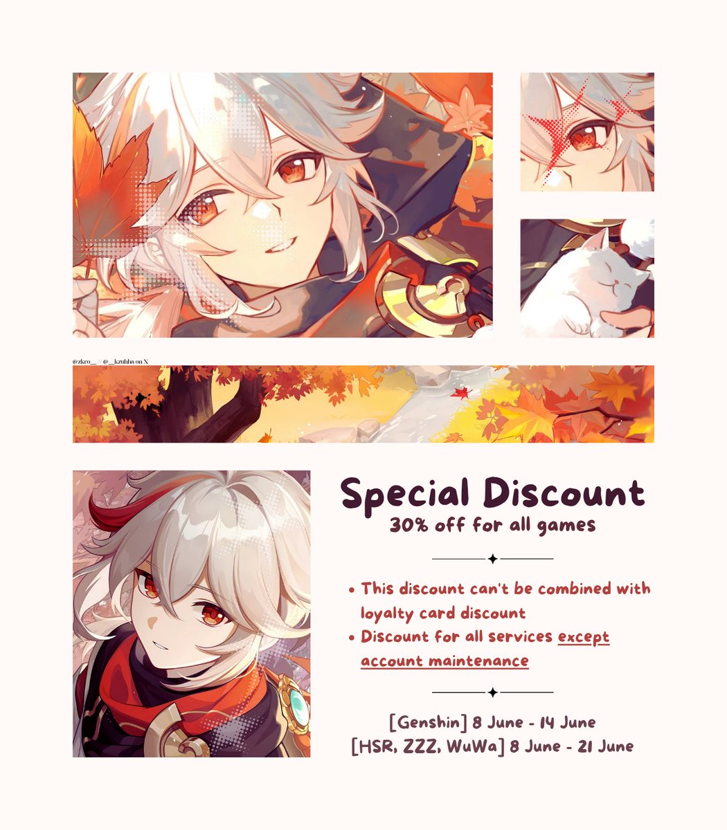 zkro__'s tweet photo. [Rts &amp; Likes are appreciated!]

— Karena Rael sudah lama tak bukan diskon dan ada waktu luang yang banyak sekarang, Rael mau ngadain spesial diskon 30% untuk smua game! 🫶😼

More information in thread and alt ☝️

t. #bealanja https://t.co/rzoJQqLAGH