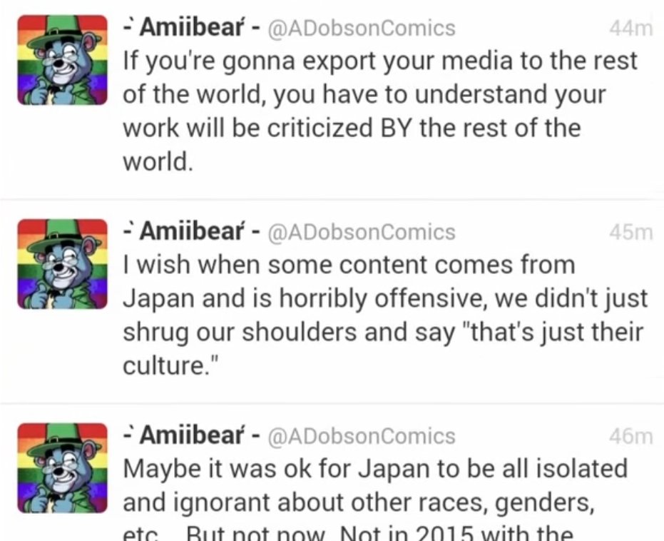 PointmanC's tweet photo. Andrew Dobson was the template for most anime tourists https://t.co/5SCDP8FNlP