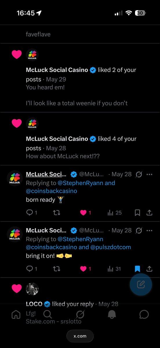 StephenRyann's tweet photo. @coinsbackcasino @McLuckOfficial Wonder whose tweet might have been your pick because this was a banger of a nomination lol.   

NGL feelin kinda robbed since this was my $500 giveaway nomination... 

Coinsback thought you’d have my back fr….. https://t.co/UP9Z8gxxKt