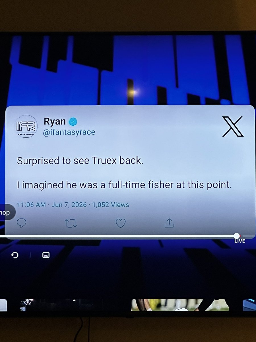 matty_how's tweet photo. @ifantasyrace you made it on Prime! 🔥 😂 https://t.co/HP2QyygTrM