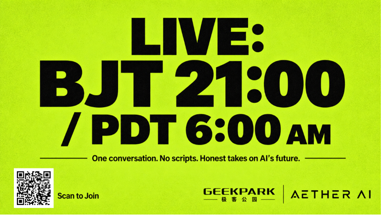 AetherLab_AI's tweet photo. Today is the day.

Tonight, 9PM Beijing time(06:00 AM PDT), Prof. @huang_biwei goes live with Zhang Peng, Founder and President of @thegeekpark.

Topic: Why causal world model is the next AI paradigm?
LIVE conversation. No scripts. Straightforward take on where AI is heading. See you in the livestream!

#CausalAI #AetherAI #BiweiHuang #GeekPark