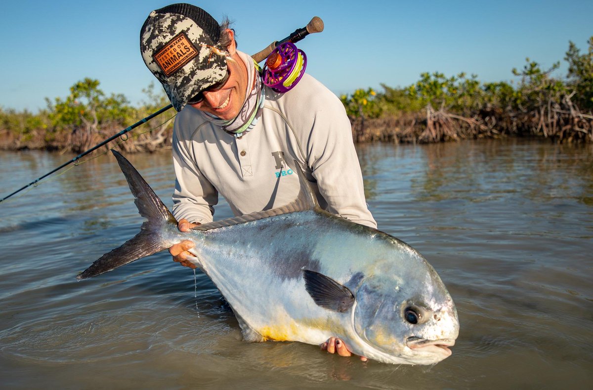 flyfchannel's tweet photo. Every #permitonfly is one to celebrate, but this particular permit definitely impressed more than most!

Ph: Eugene Pawlowski 
#flyfishing #flyfish #flyfishermanschannel https://t.co/mqMddBusow