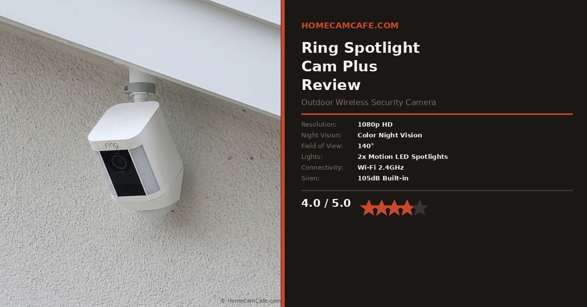 HomeCamCafe's tweet photo. Ring SPotlight Cam Plus Review:  https://t.co/wt1UiOMvAt https://t.co/fFXIORUiKC
