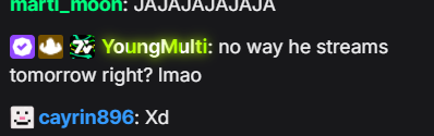 quackgiddy's tweet photo. Quackity: drinking 
Multi: no way he streams tomorrow right? lmao

#concertduo who is telling him... https://t.co/DEK0tlotqj