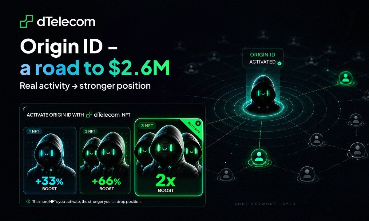 HuntTheDrop_'s tweet photo. DTelecom Rewards Tasks are live
Limited tasks are now available

• Open the rewards page https://t.co/FIFUwp2fVH
• Connect wallet/account 
• Finish social &amp; ecosystem tasks 
• Earn DTEL points
@dtelecom https://t.co/WGrxbX0dg5