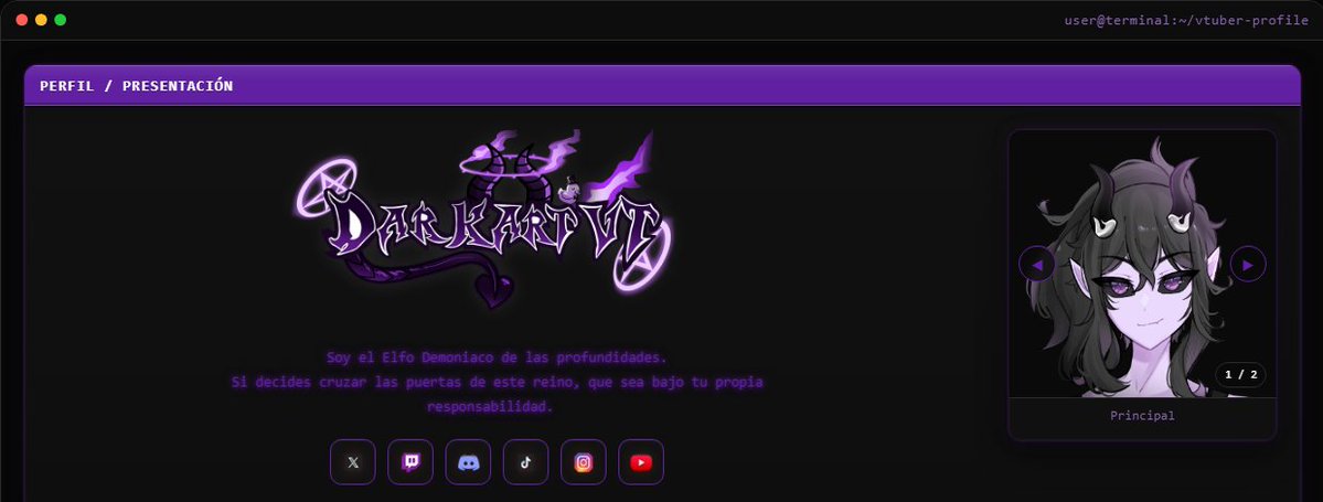 RitcherCode's tweet photo. Se crearon cuatro nuevas páginas web en la VTuberDEX:

@MiuCybele 
@DarkArtvt 
@PinkLingVT 
@nitta_vt 

https://t.co/TKqxavKUvy
https://t.co/YPx4AVkAMe
https://t.co/UVLXD2hB9o
https://t.co/DhDkekcJhZ

Espero que este trabajo sea de su agrado https://t.co/Oto01XWHVf