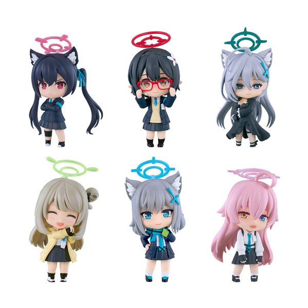 DMM_tsuhan's tweet photo. 『 #ブルーアーカイブ 』の対策委員会メンバーたちがミニフィギュア化！
1BOXで全6種のキャラがコンプリート可能✨（※さぷらいずパーツはランダム封入となります）。何が出るかワクワクな仕様をお見逃しなく！

🛒詳細は👇
https://t.co/G1eqrqYKnv

#DMM通販 #ねんどろいど #フィギュア https://t.co/ZQ0gbYr44H