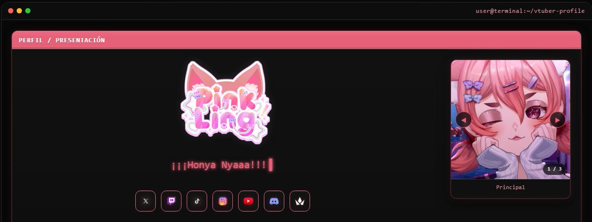 RitcherCode's tweet photo. Se crearon cuatro nuevas páginas web en la VTuberDEX:

@MiuCybele 
@DarkArtvt 
@PinkLingVT 
@nitta_vt 

https://t.co/TKqxavKUvy
https://t.co/YPx4AVkAMe
https://t.co/UVLXD2hB9o
https://t.co/DhDkekcJhZ

Espero que este trabajo sea de su agrado https://t.co/Oto01XWHVf